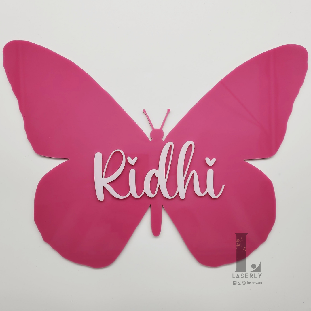 Butterfly Nursery Door Sign