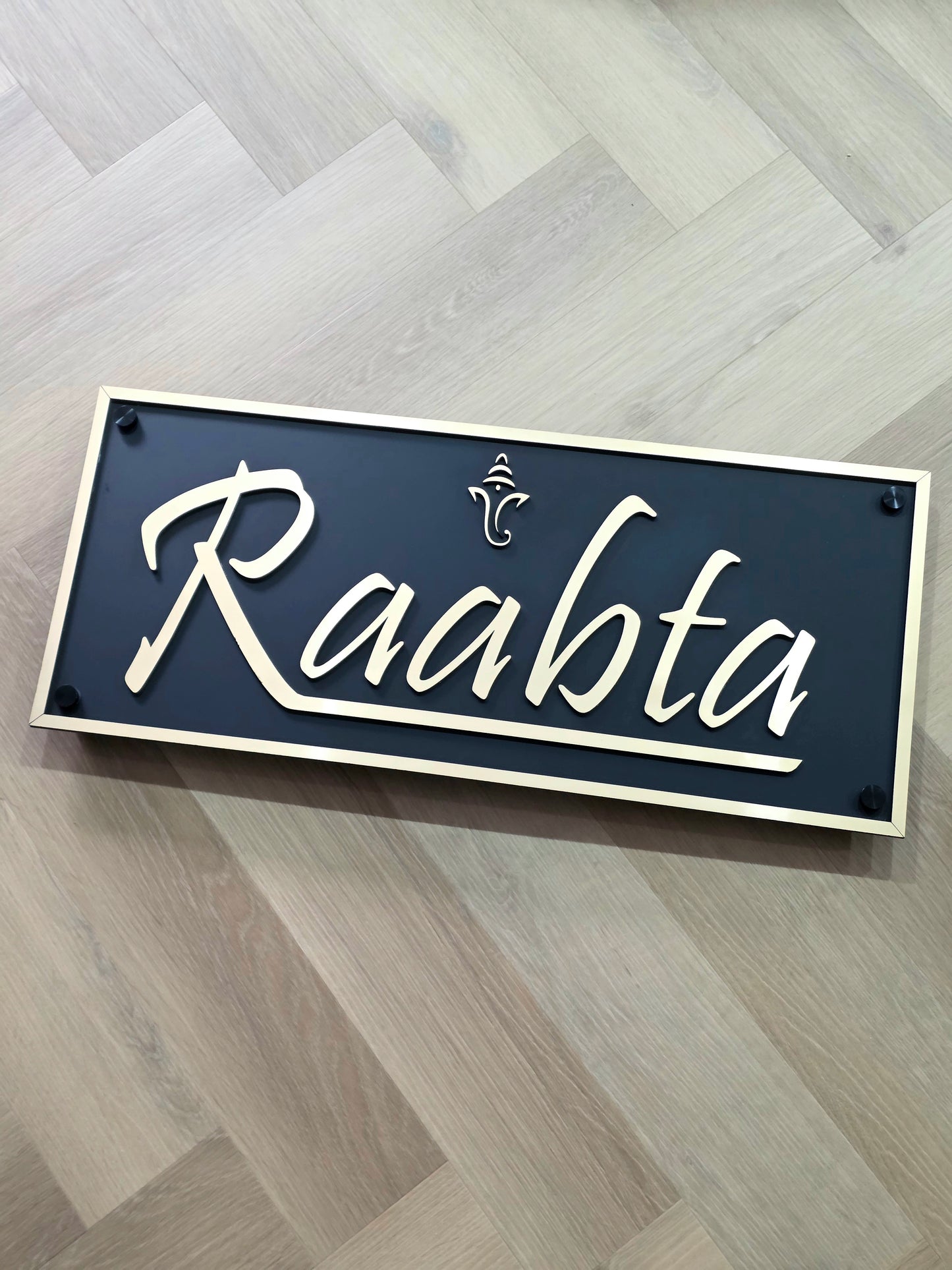 Ganesha House Name Sign