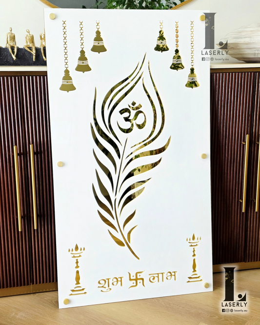 Mayur Pankh Laser Cut Mandir Art (1000x560)