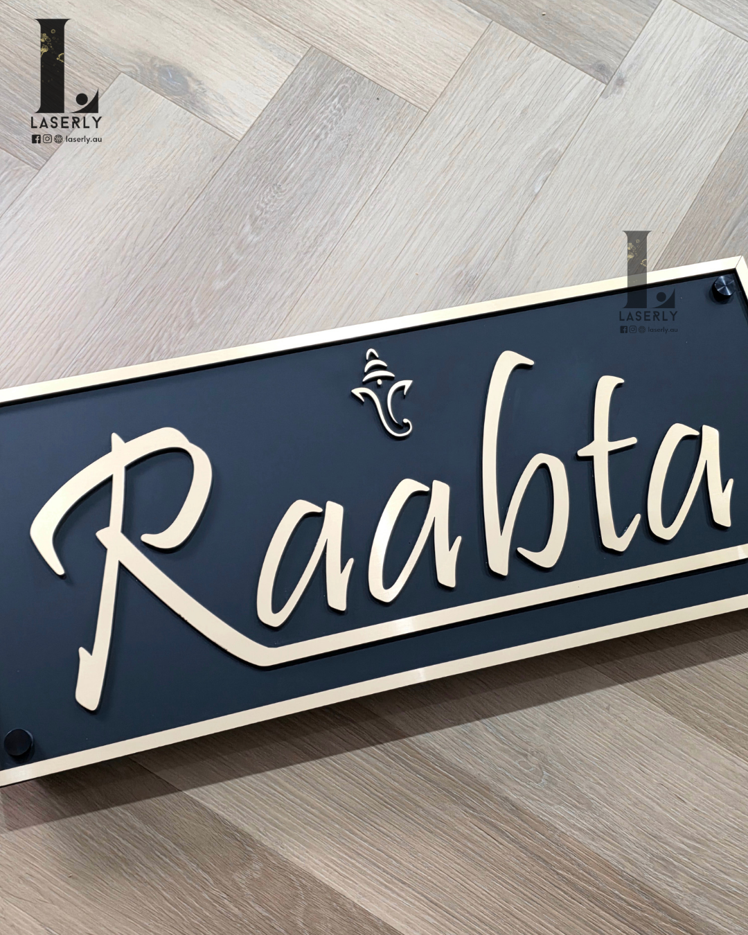 Ganesha House Name Sign