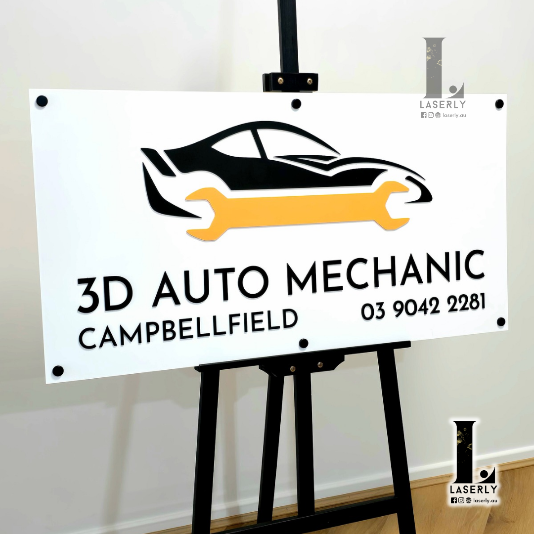 3D ACRYLIC SIGNAGE