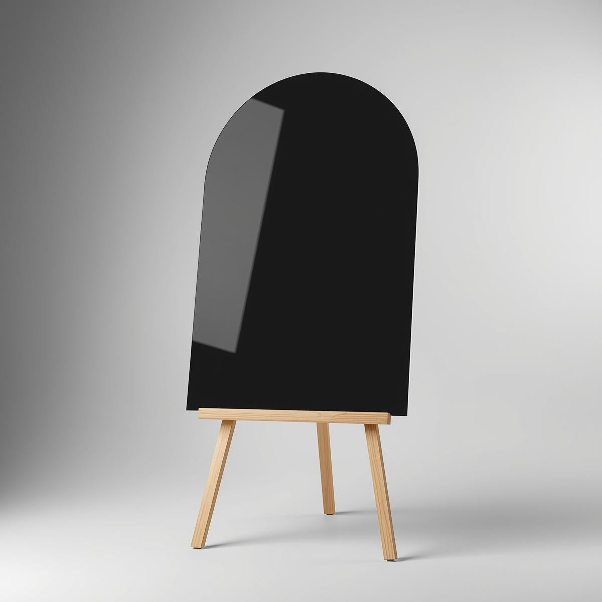 Premium Black Arch Acrylic Blank in Gloss and Matte finish – perfect for custom signs, crafts, and DIY projects.