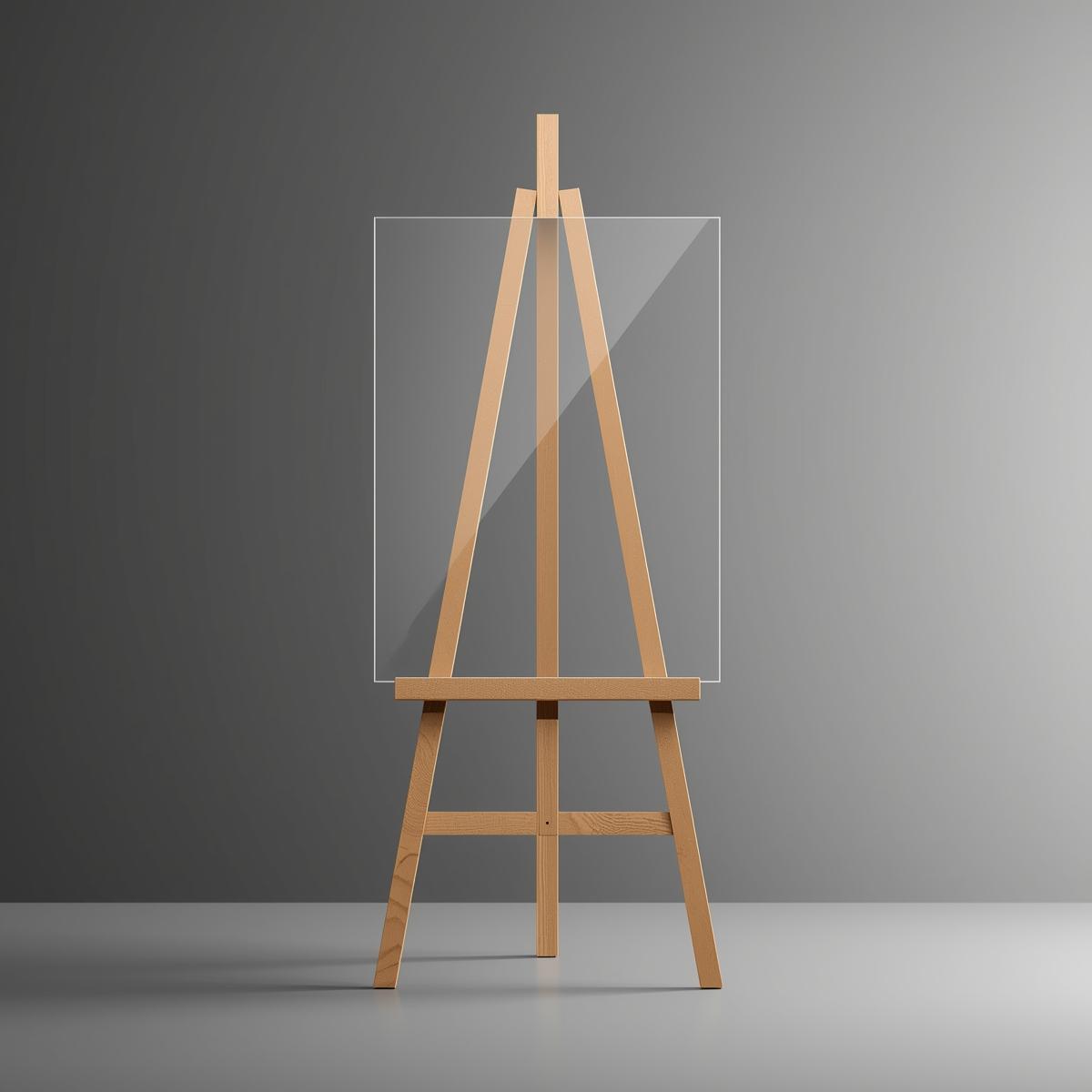 Rectangle clear acrylic blank in gloss and matte finish, perfect for DIY crafts and custom projects