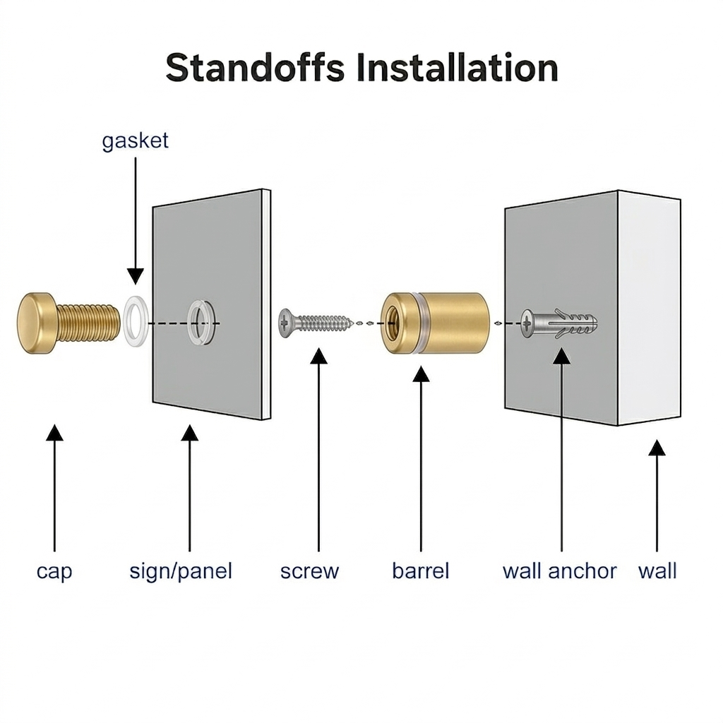 OM Mandir Panel - White 6mm (1200x800)