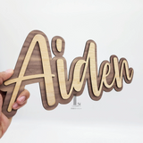 Double layer Name Sign