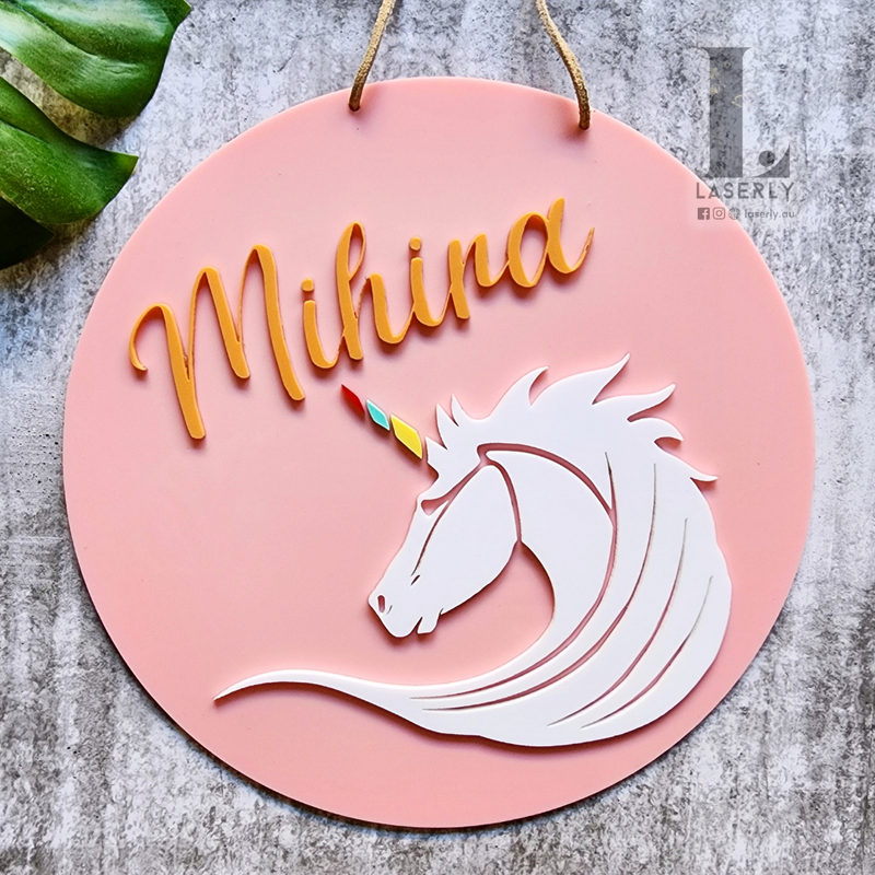 Unicorn Nursery Sign