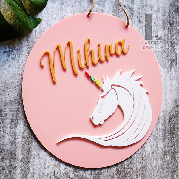 Unicorn Nursery Sign