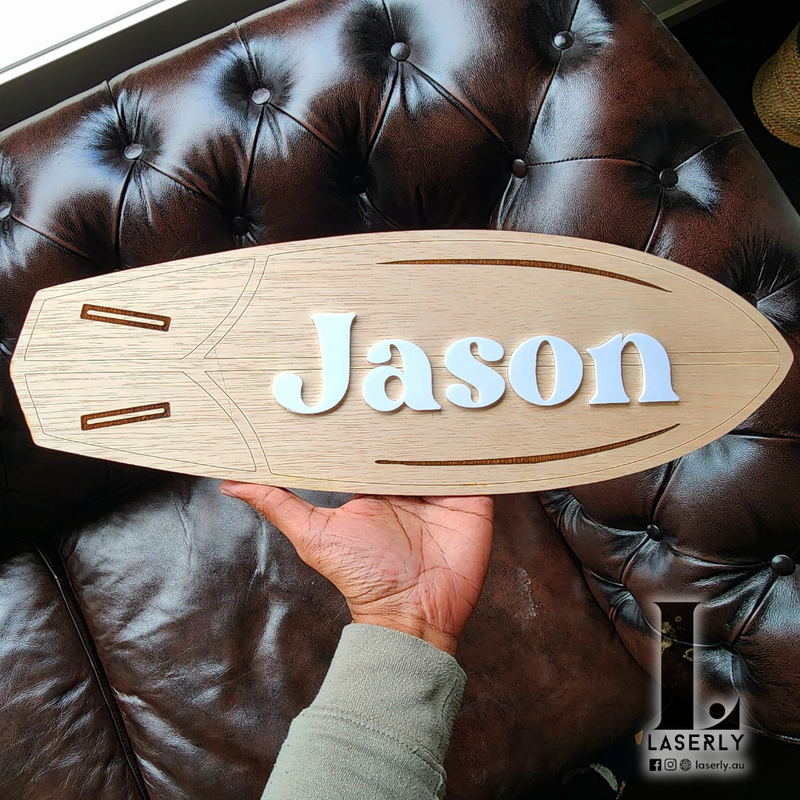 Surf board Name Sign