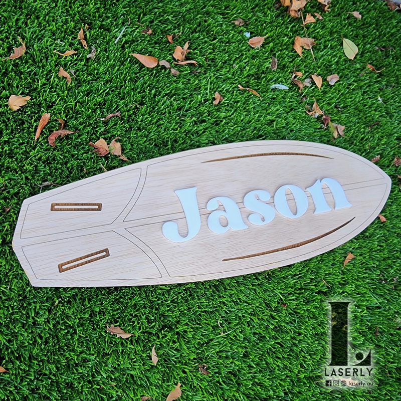 Surf board Name Sign