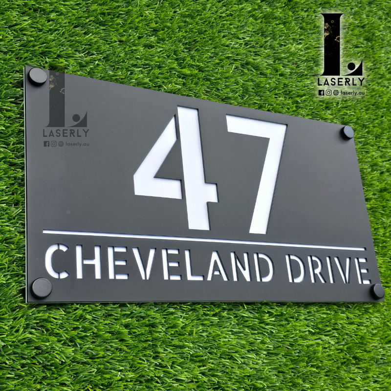 House Number Sign