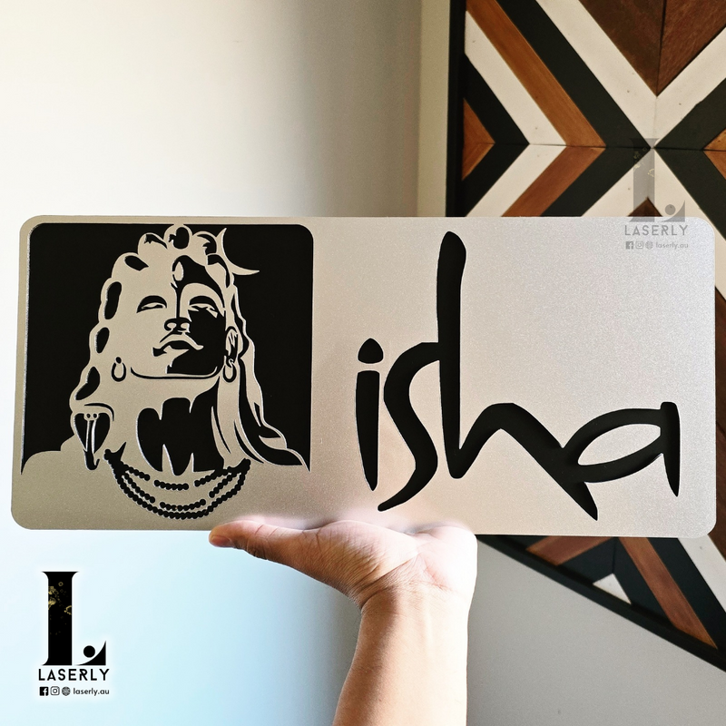 Isha House Number Sign