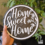 Home Sweet Home Welcome Wall Sign