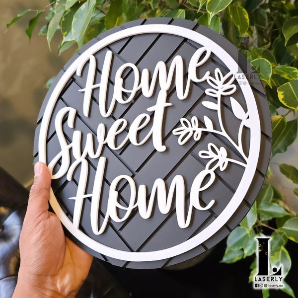 Home Sweet Home Welcome Wall Sign