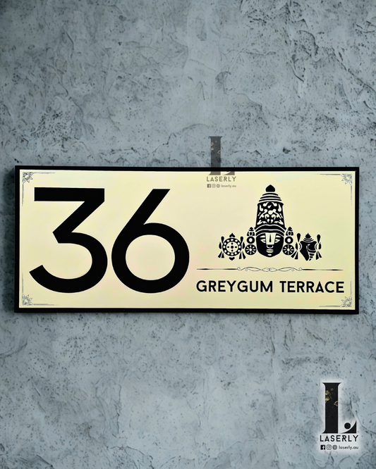 Thirumala House Sign