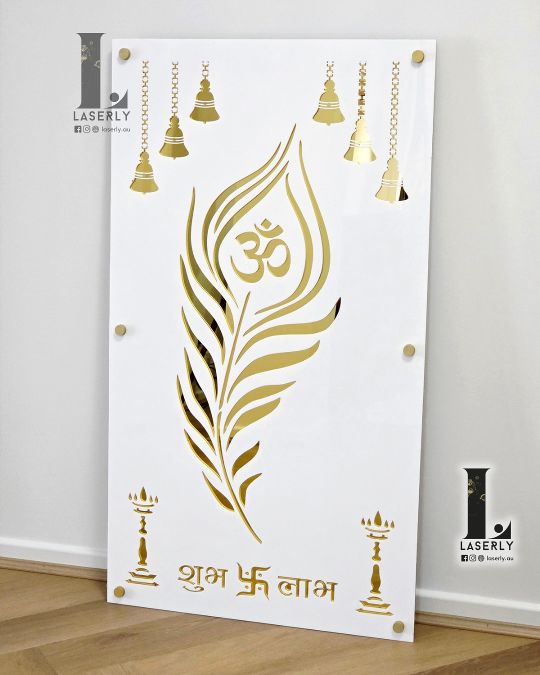 Mayur Pankh Laser Cut Mandir Art (1000x560)