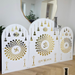 OM-Swastika Mandala Mandir Arch (Set of 3)