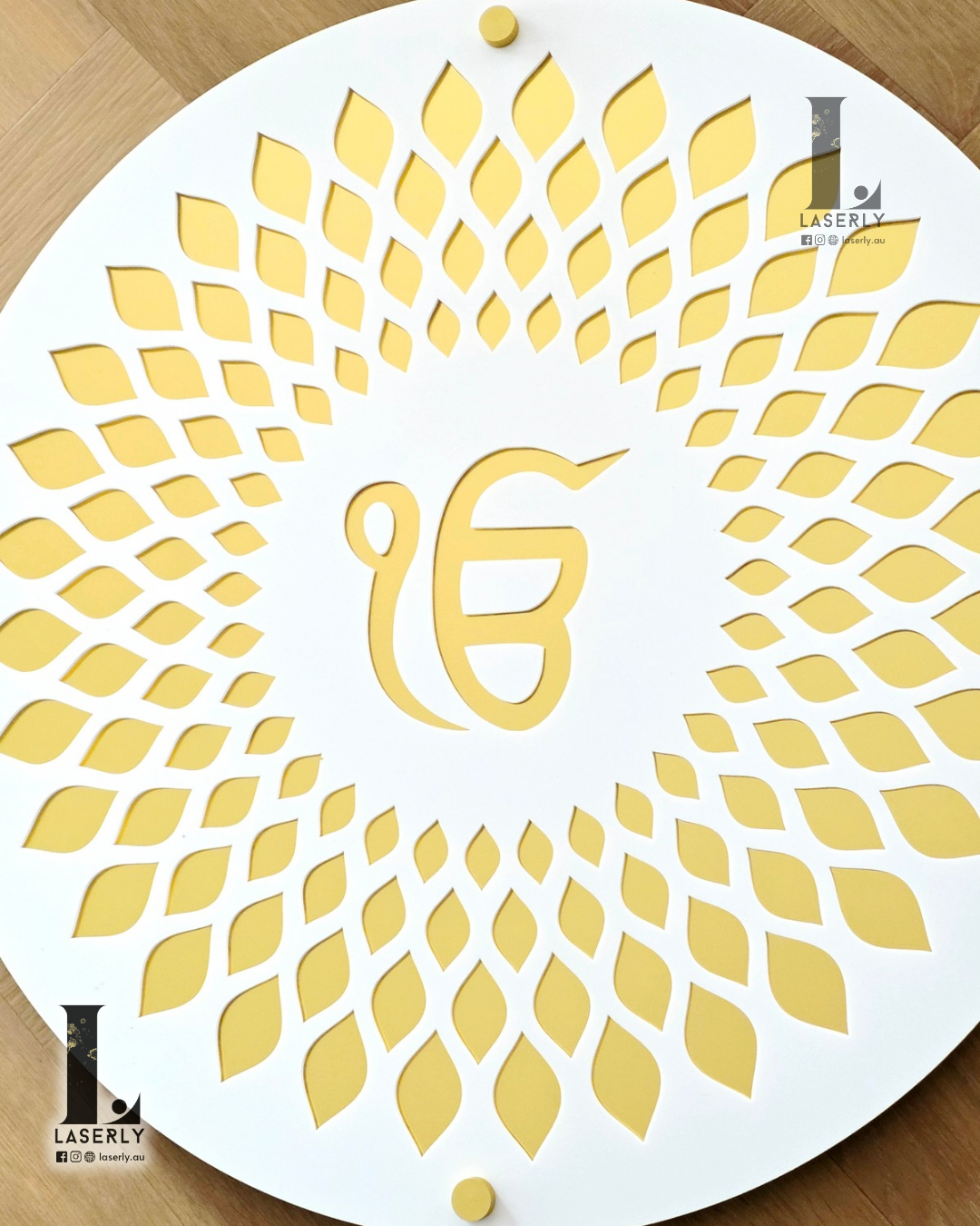 Ik Onkar Laser Cut Sign