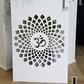 OM Mandir Panel - White 6mm (1200x800)