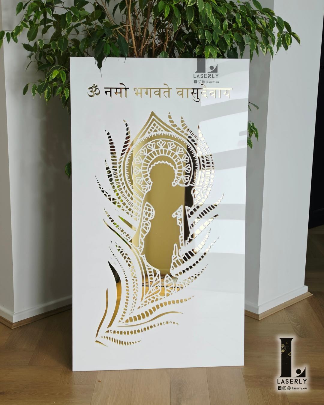 Krishna Mayur Pankh Mandir Art (1000x560)
