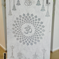 OM - Ganesha Mandir Panel - Marble and Frosted Acrylic (1200x800)
