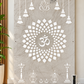 OM - Ganesha Mandir Panel - Marble and Frosted Acrylic (1200x800)