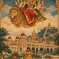 Chamundeshwari Over Mysore Palace Acrylic Print