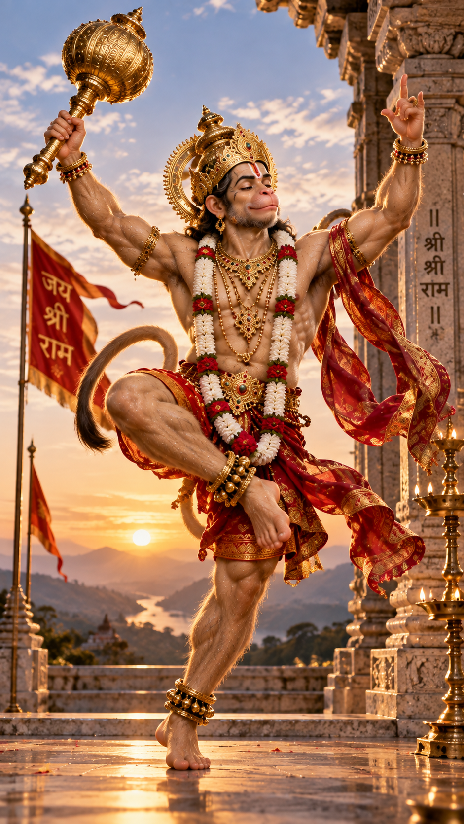 Hanumanji Acrylic Print