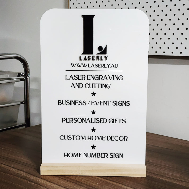 Product Menu Stand