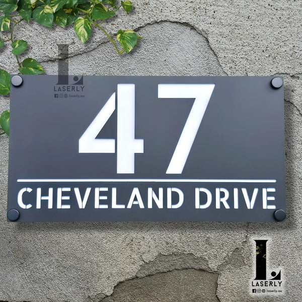 House Number Sign