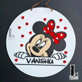 Minnie Nursery Door Sign