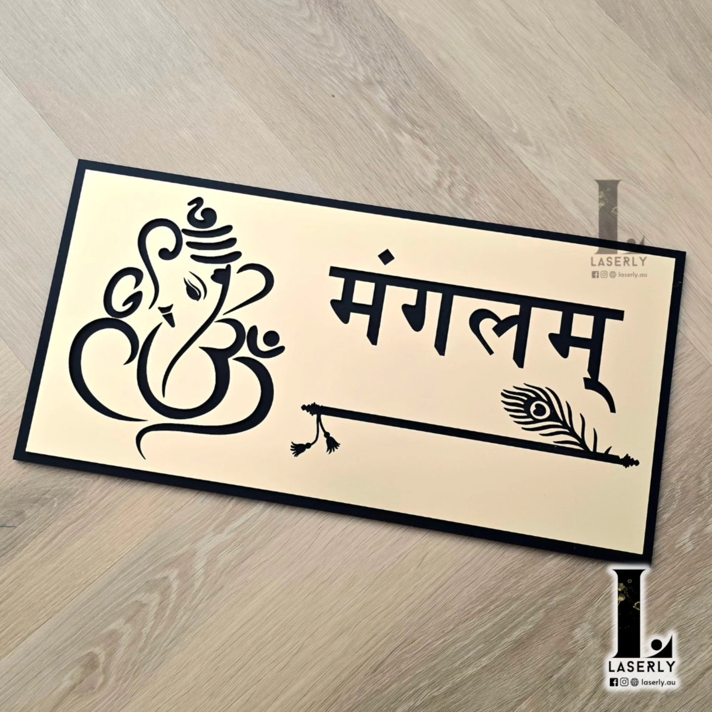 Ganesha-Krishna Flute (Gold)