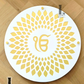 Ik Onkar laser cut sign in custom acrylic for home mandir decor