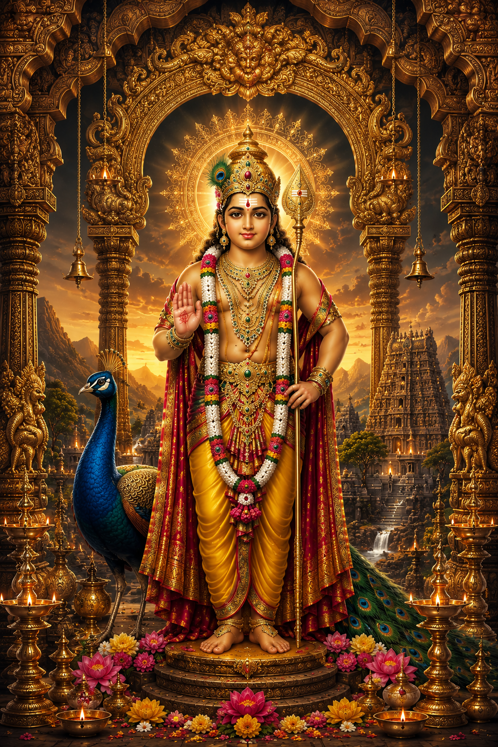 Murugan Acrylic Print