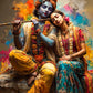 Radhe Krishna Acrylic Print