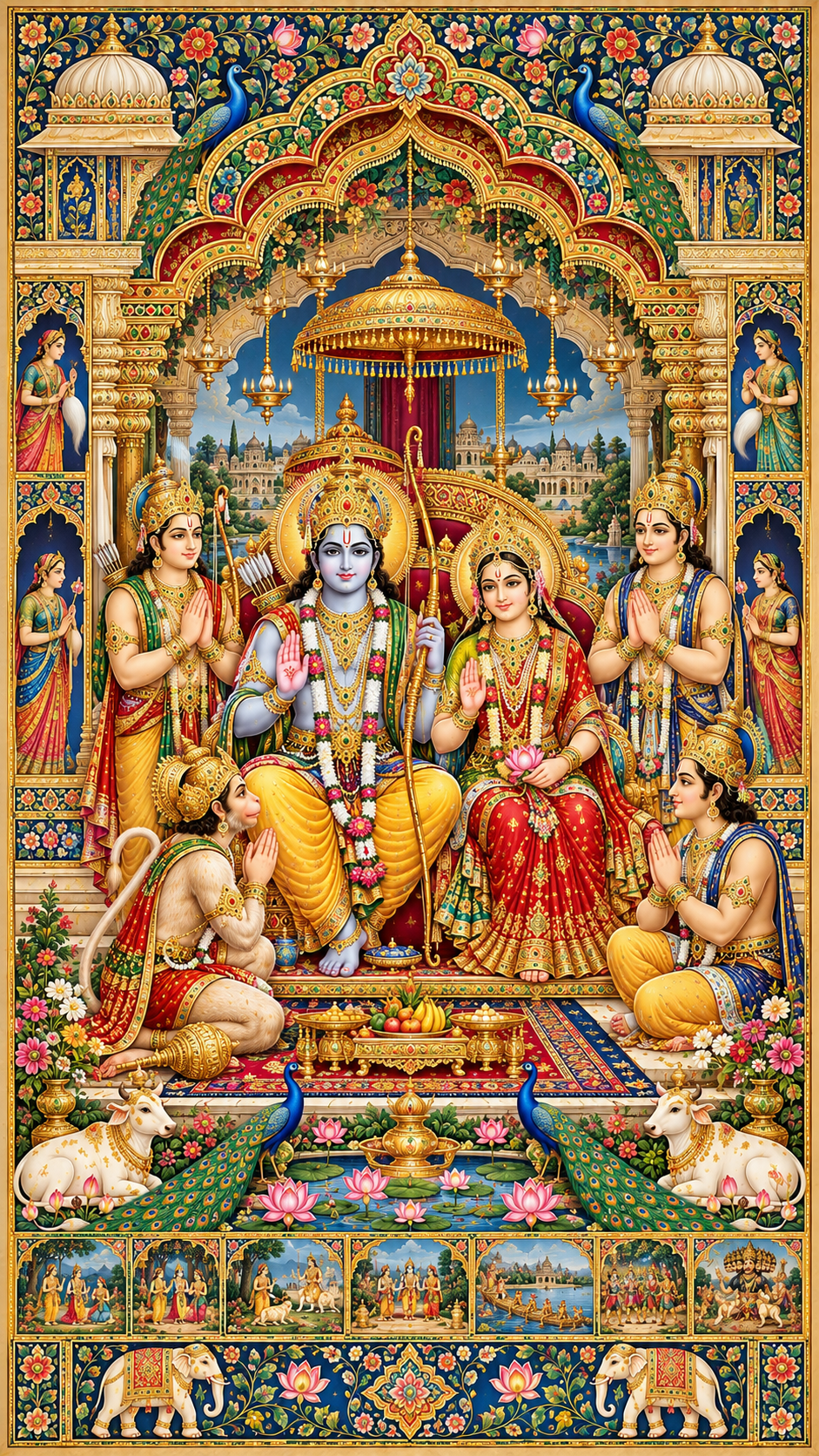 Ram Darbar Acrylic Print