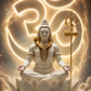 Shiva Gold Acrylic Print