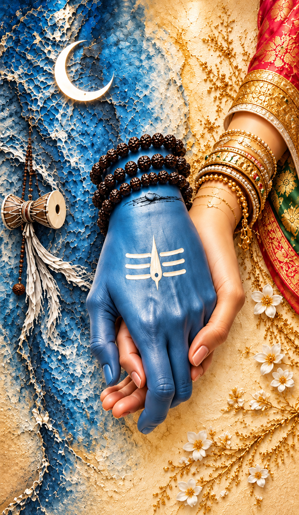 Shiva Parvathi Acrylic Print