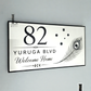 Number Sign with Peacock & Southern Cross
