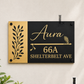 Aura House Number Sign