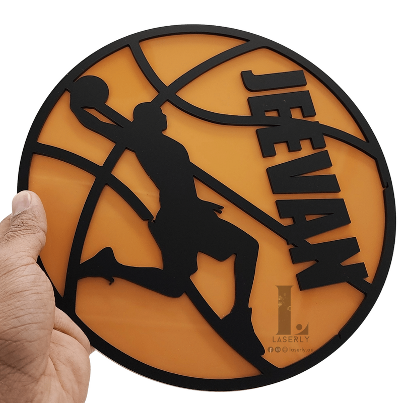 Basketball Custom Name Plaque