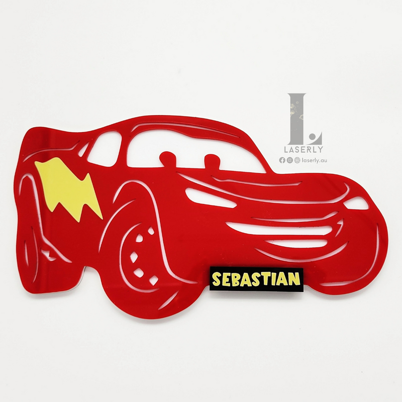 3D McQueen Car Sign