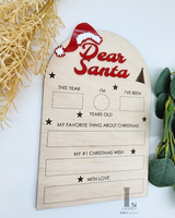 Dear Santa board