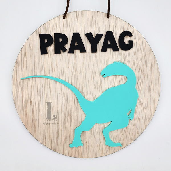 Dinosaur Nursery Door Sign